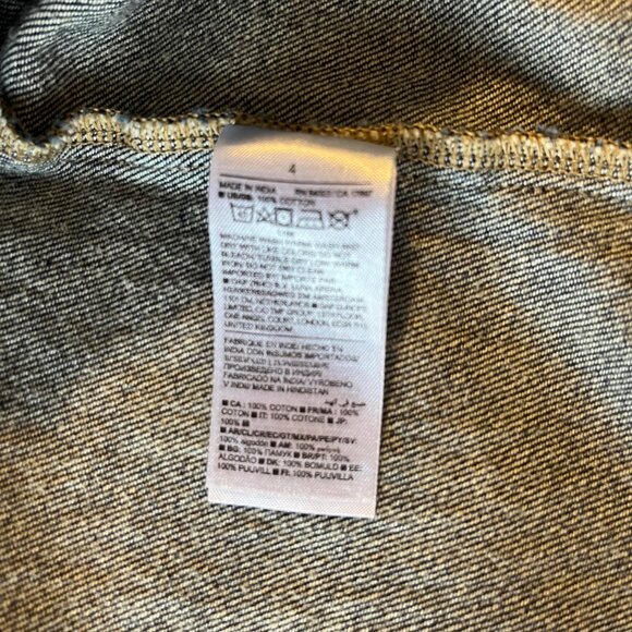 Banana Republic Lina Italian Denim Midi Dress | Size 4 - Picture 11 of 11